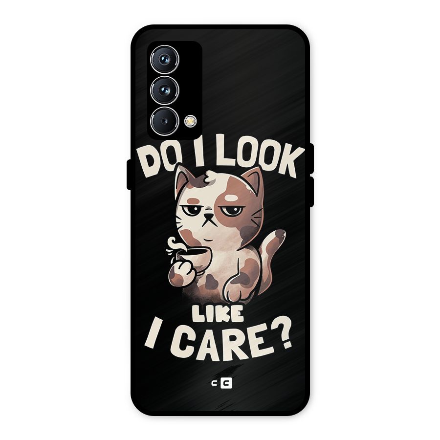 Cat Look Like Care Metal Back Case for Realme GT Master Edition