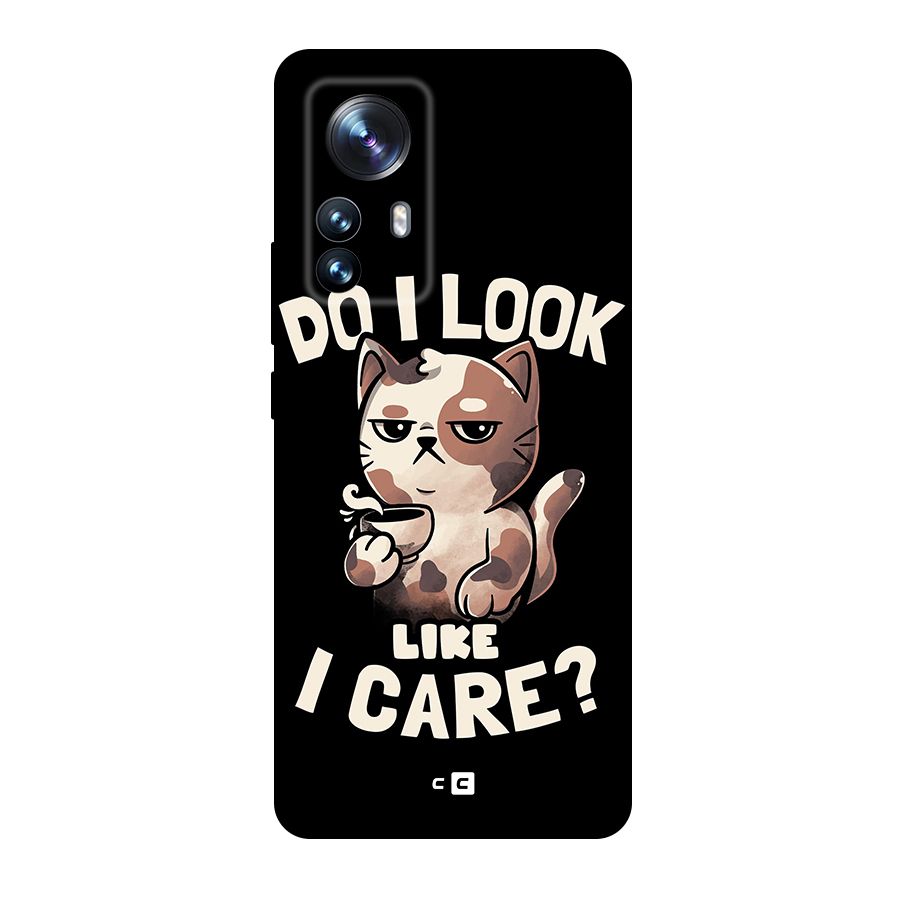 Cat Look Like Care Original Polycarbonate Back Case for Xiaomi 12 Pro