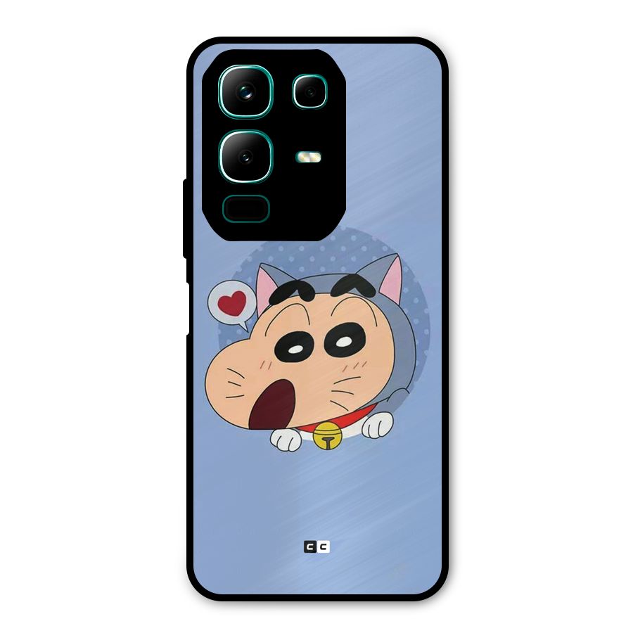 Cat Shinchan Metal Back Case for Infinix Note 50x
