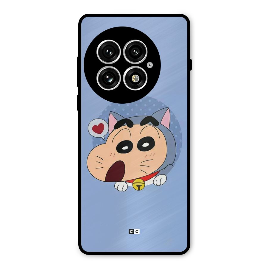 Cat Shinchan Metal Back Case for OnePlus 13