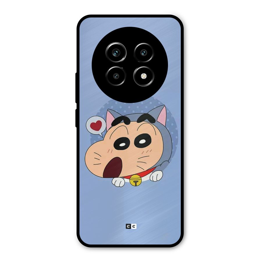Cat Shinchan Metal Back Case for Realme 13 Pro