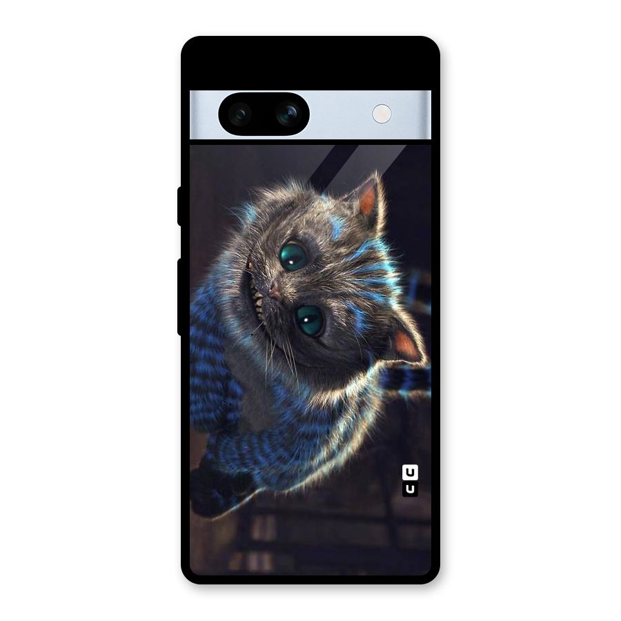Cat Smile Glass Back Case for Google Pixel 7a