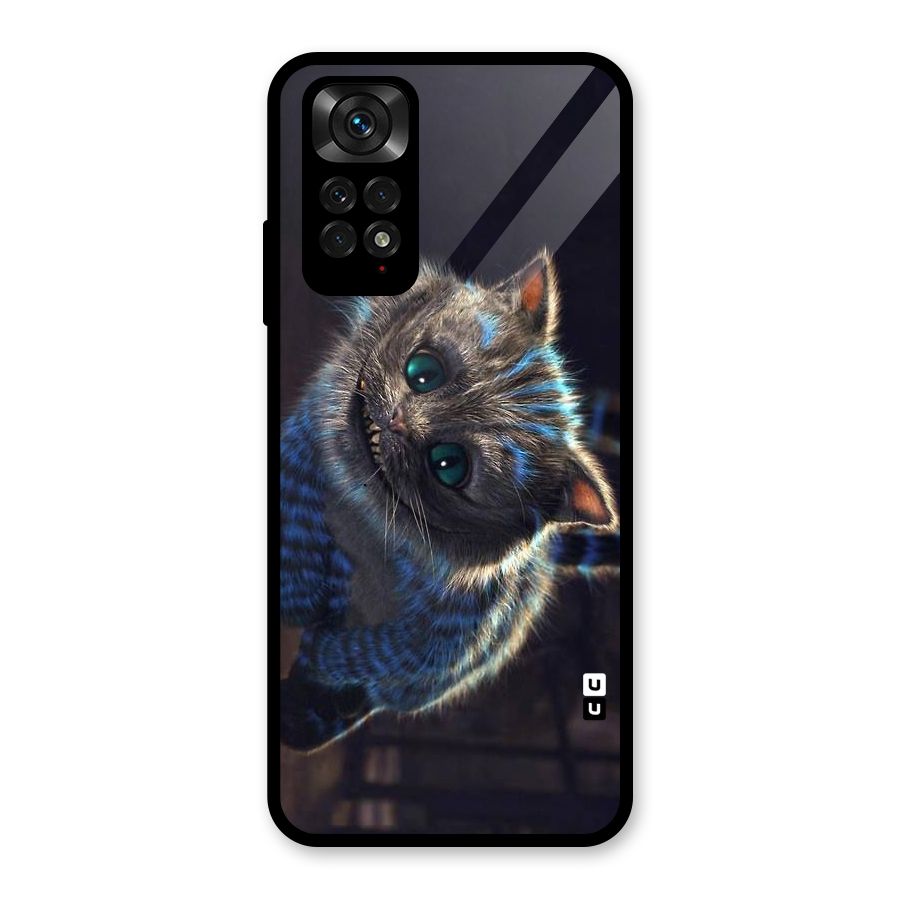 Cat Smile Glass Back Case for Redmi Note 11S