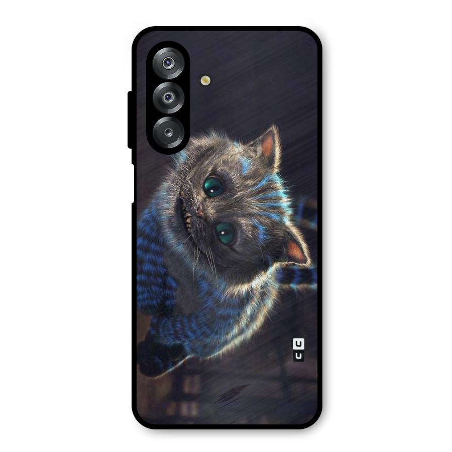 Cat Smile Metal Back Case for Galaxy A26