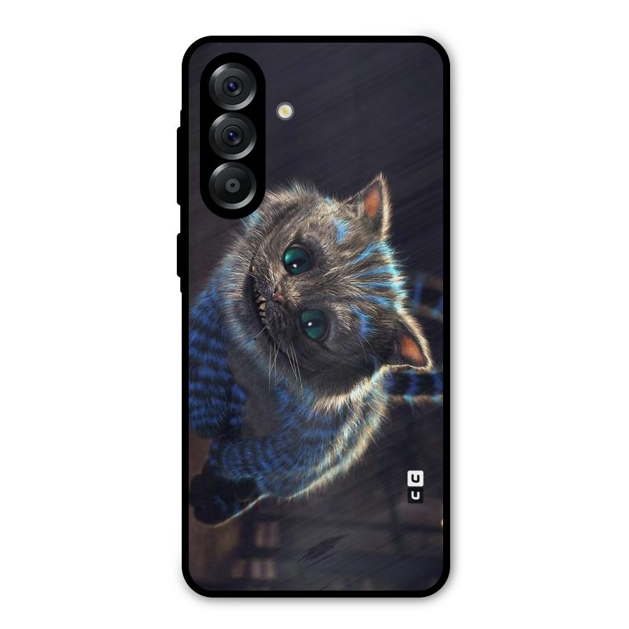Cat Smile Metal Back Case for Galaxy A36