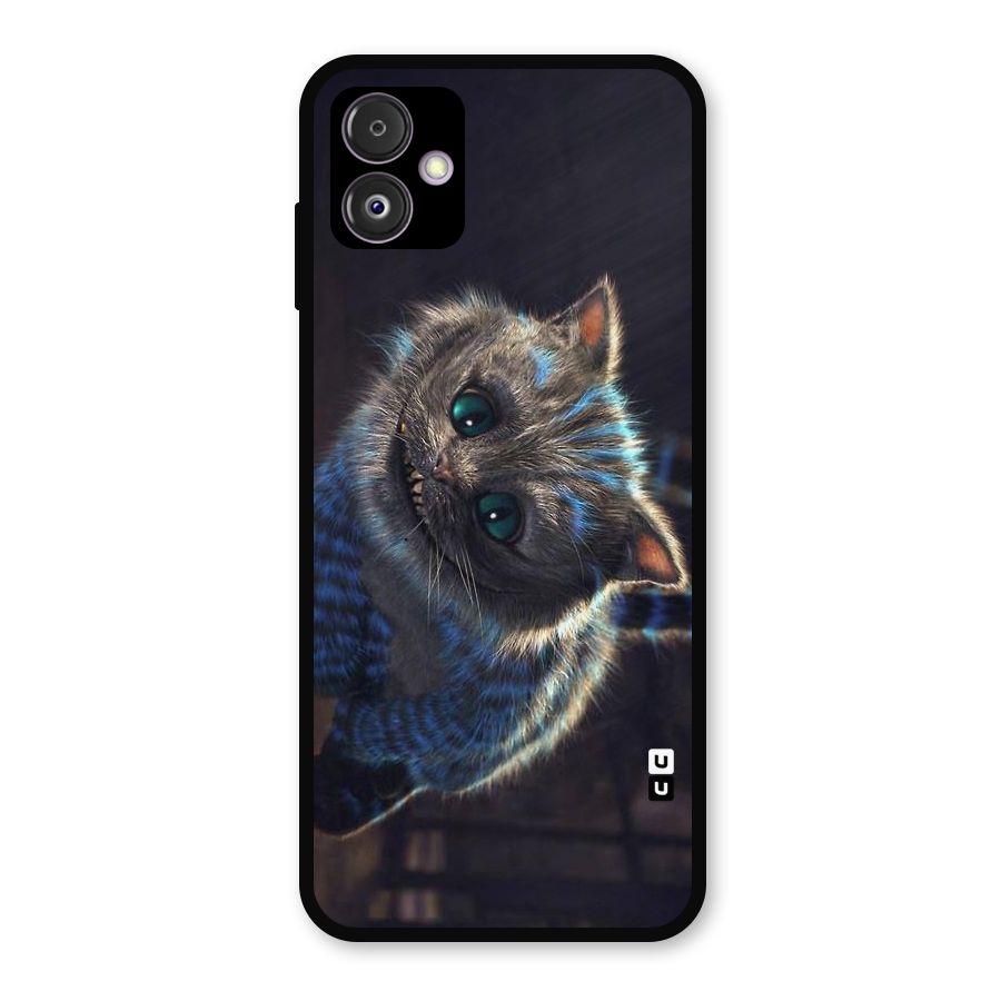 Cat Smile Metal Back Case for Galaxy F14