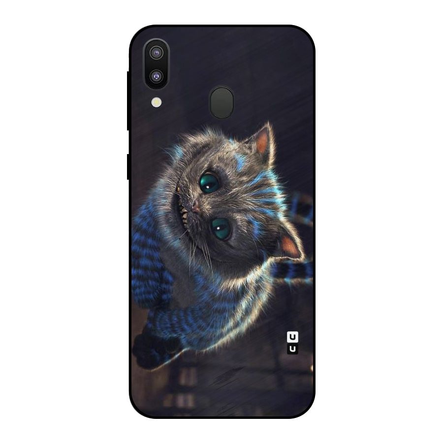 Cat Smile Metal Back Case for Galaxy M20