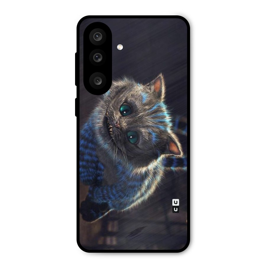 Cat Smile Metal Back Case for Galaxy M56
