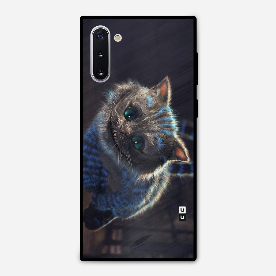 Cat Smile Metal Back Case for Galaxy Note 10