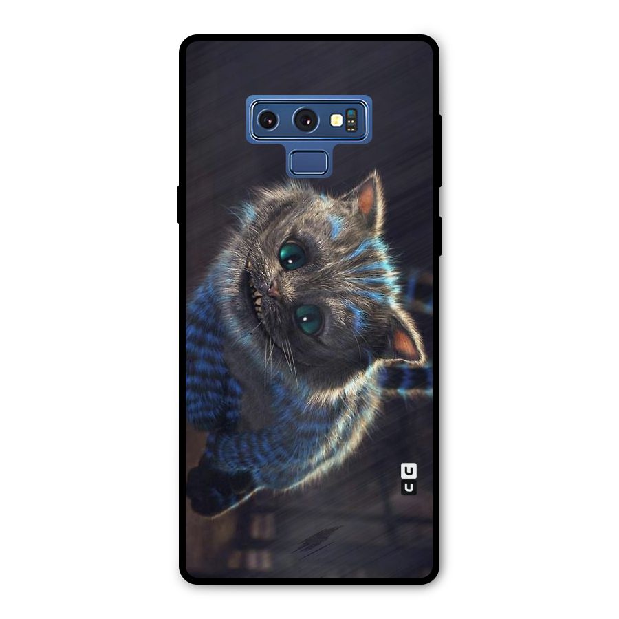 Cat Smile Metal Back Case for Galaxy Note 9