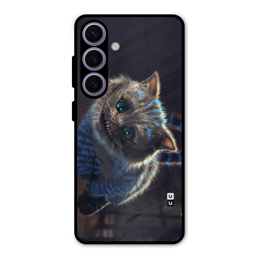 Cat Smile Metal Back Case for Galaxy S24
