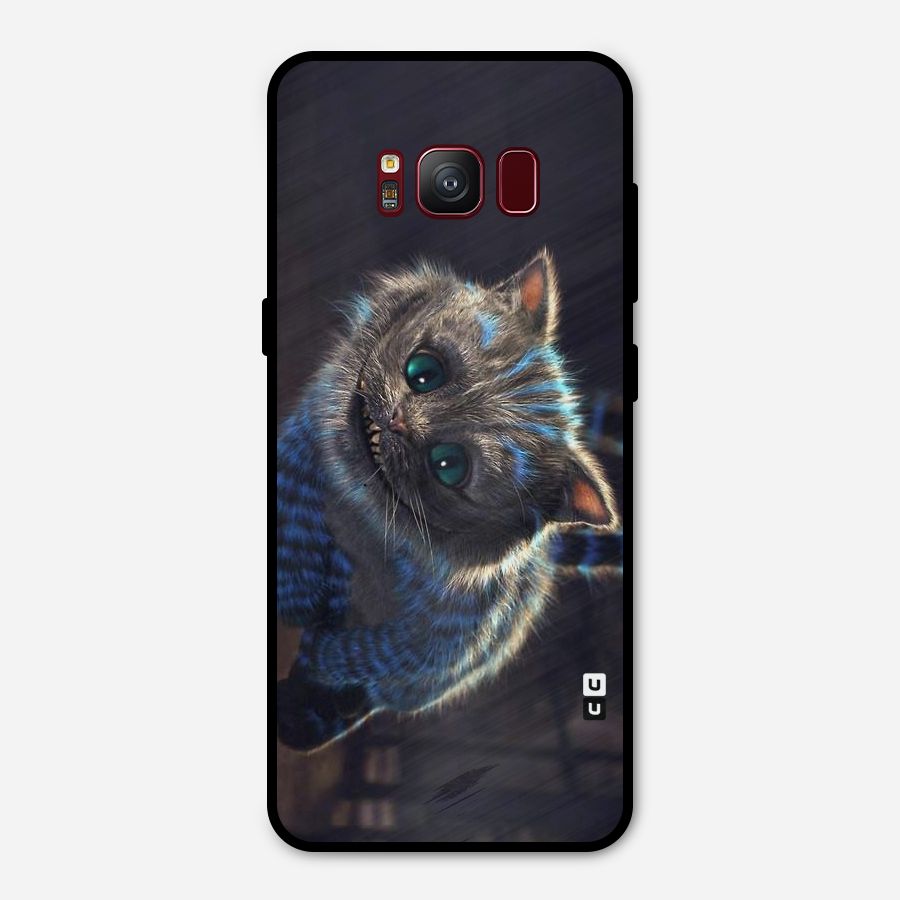 Cat Smile Metal Back Case for Galaxy S8