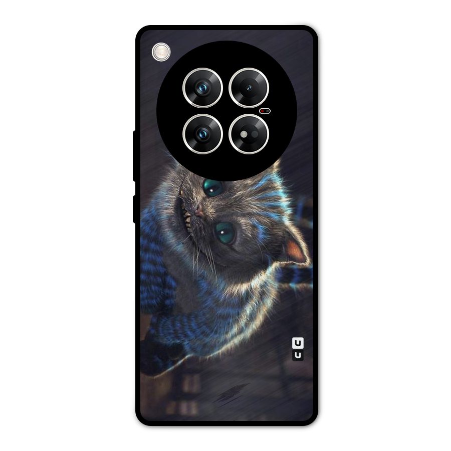 Cat Smile Metal Back Case for Infinix Zero 40 5G