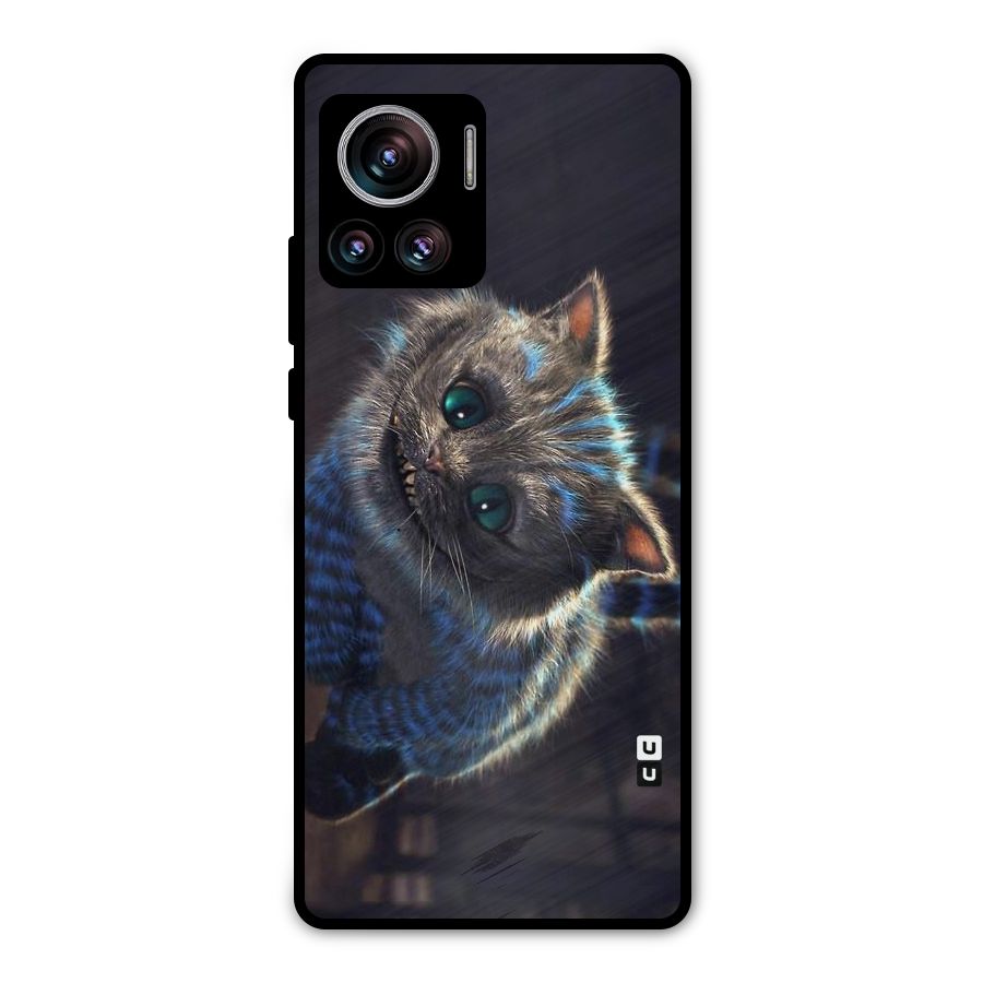 Cat Smile Metal Back Case for Motorola Edge 30 Ultra