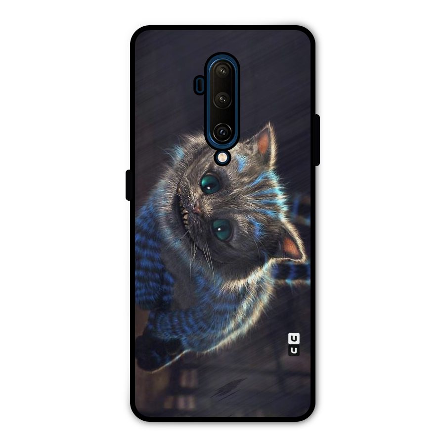 Cat Smile Metal Back Case for OnePlus 7T Pro