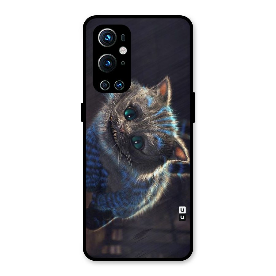 Cat Smile Metal Back Case for OnePlus 9 Pro