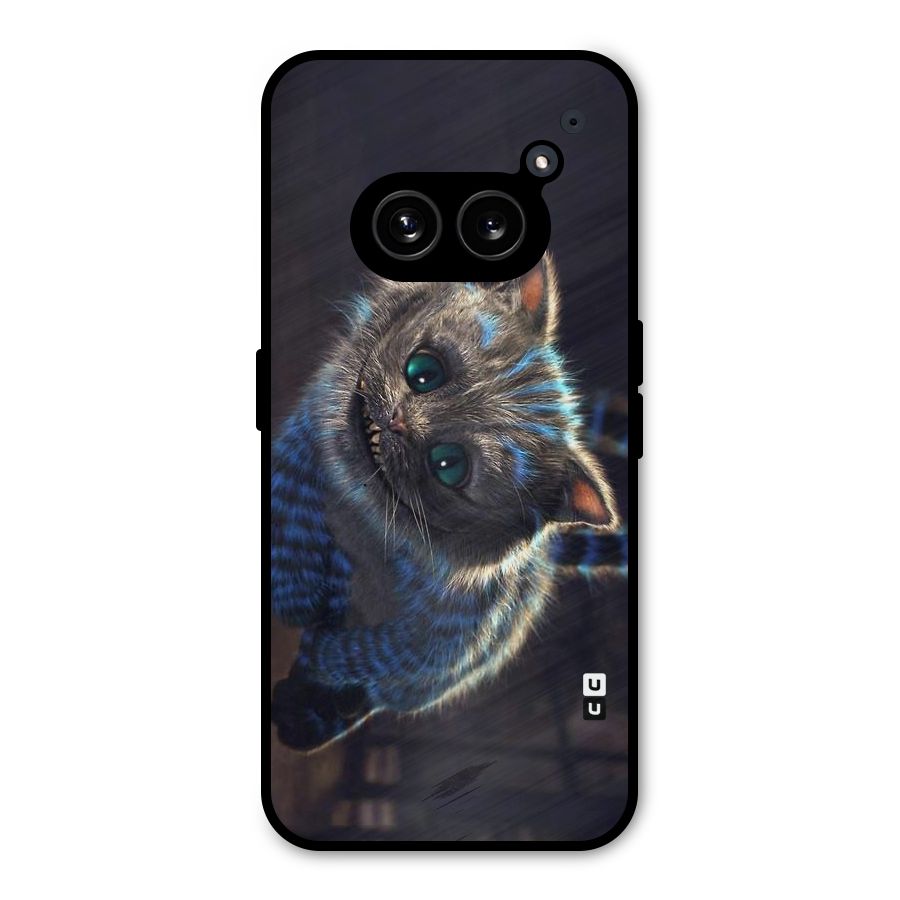 Cat Smile Metal Back Case for Nothing Phone 2a