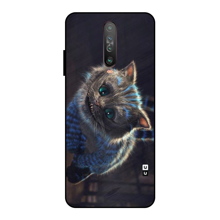 Cat Smile Metal Back Case for Poco X2