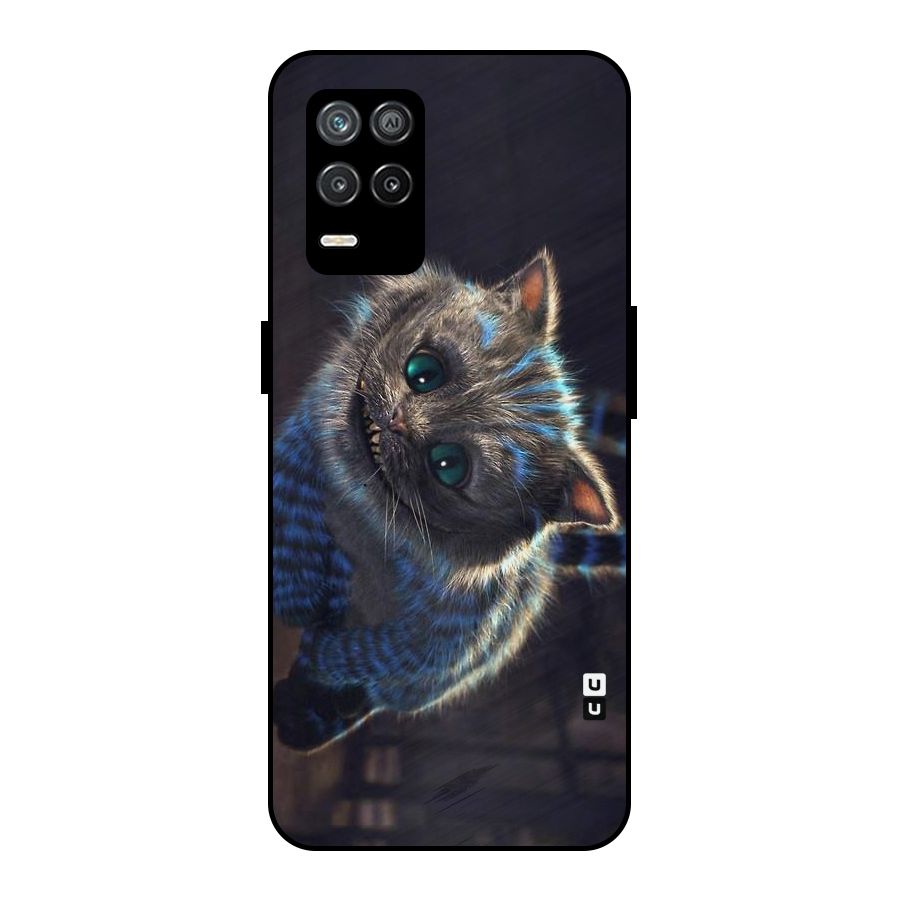 Cat Smile Metal Back Case for Realme 9 5G