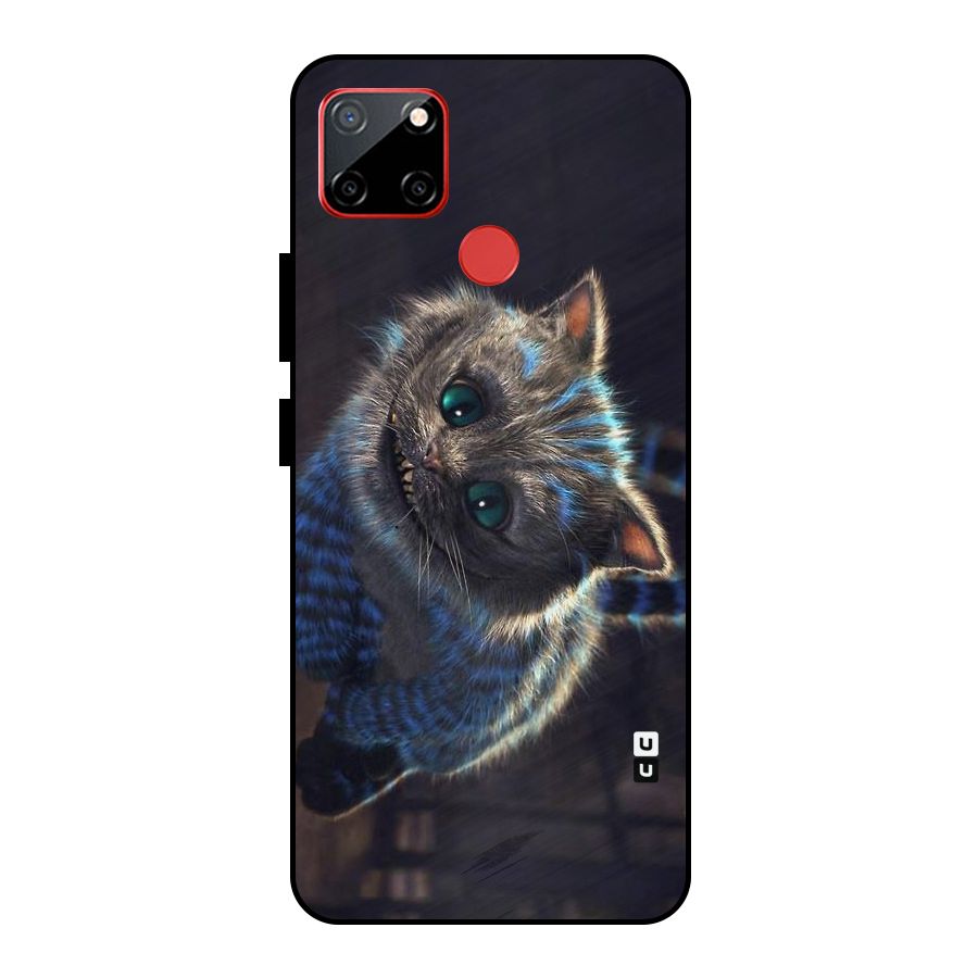 Cat Smile Metal Back Case for Realme C12