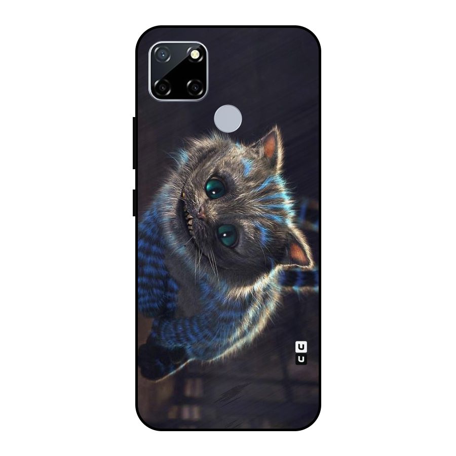 Cat Smile Metal Back Case for Realme Narzo 20