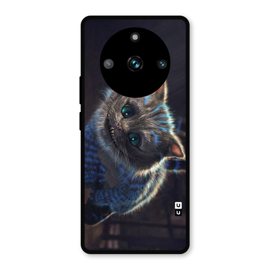 Cat Smile Metal Back Case for Realme Narzo 60 Pro