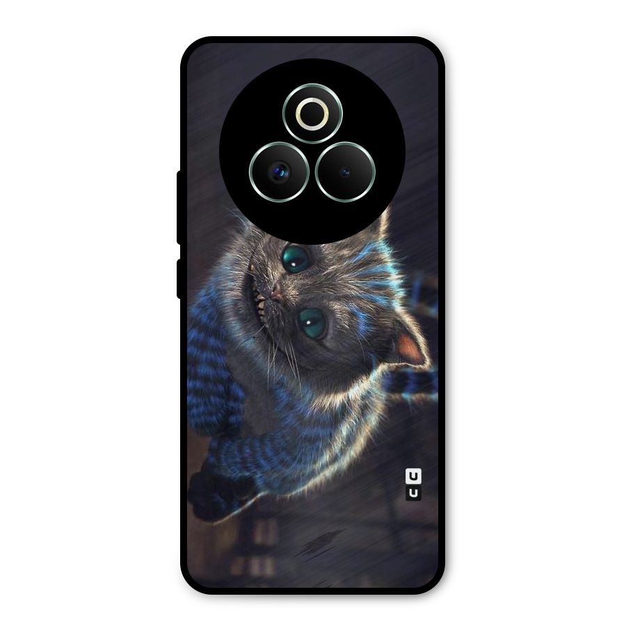 Cat Smile Metal Back Case for Realme P3 Pro