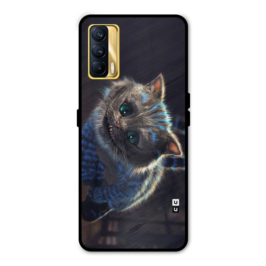 Cat Smile Metal Back Case for Realme X7