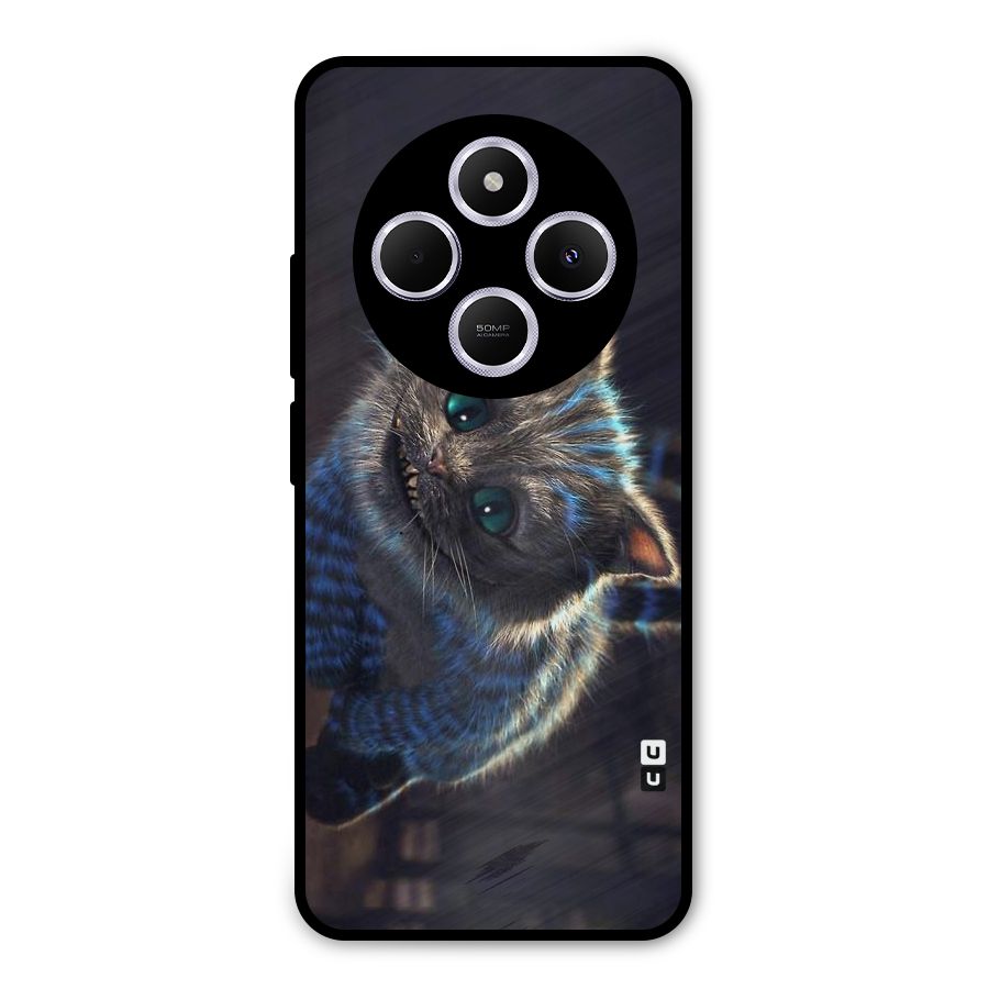 Cat Smile Metal Back Case for Redmi 14C