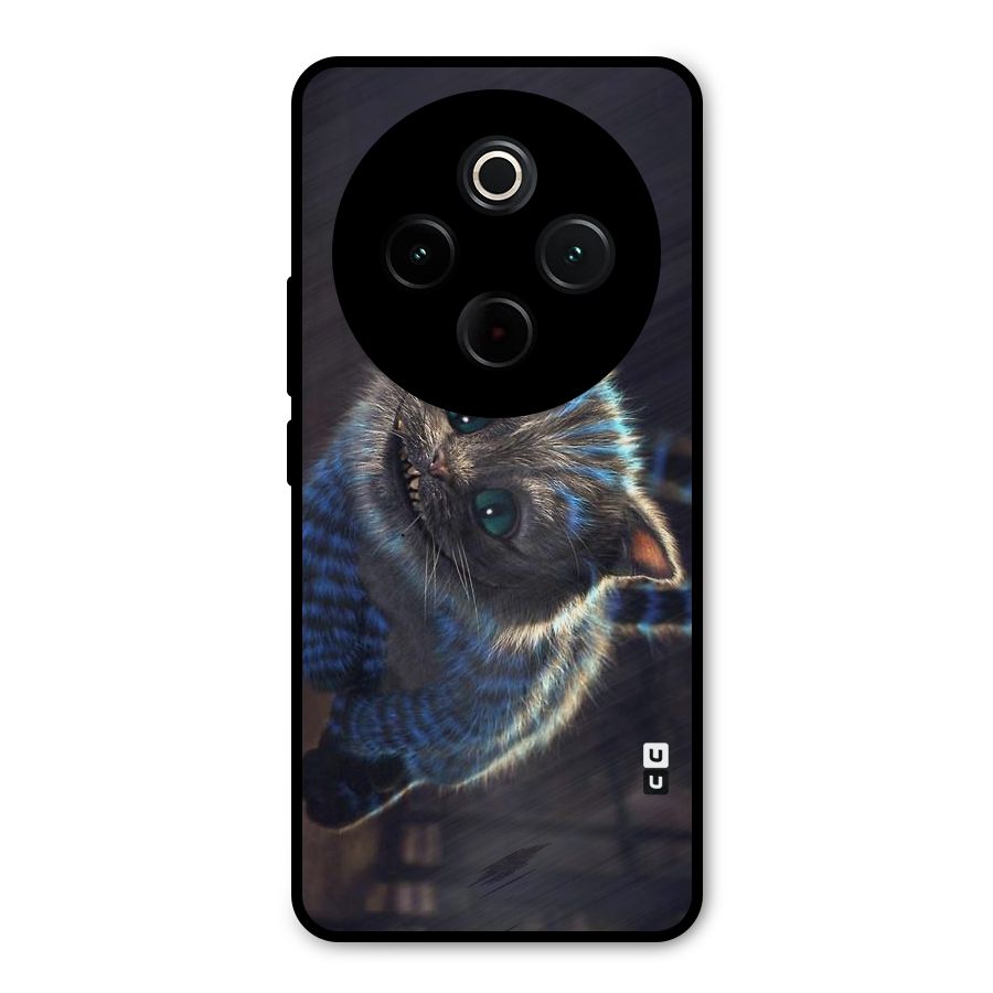 Cat Smile Metal Back Case for Vivo T4