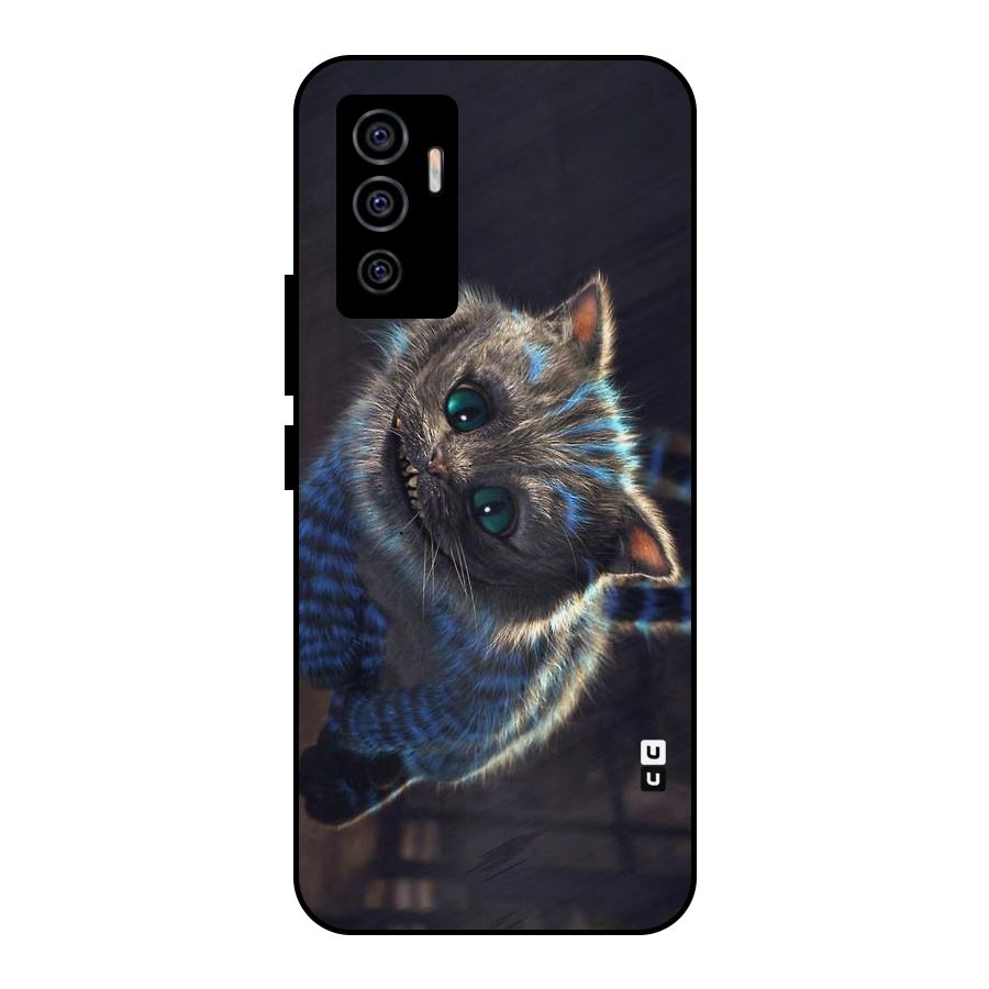 Cat Smile Metal Back Case for Vivo V23e