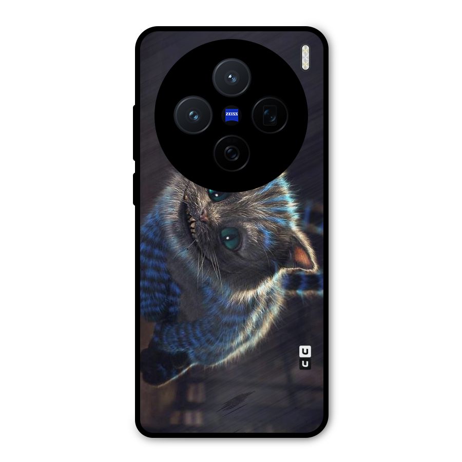 Cat Smile Metal Back Case for Vivo X200
