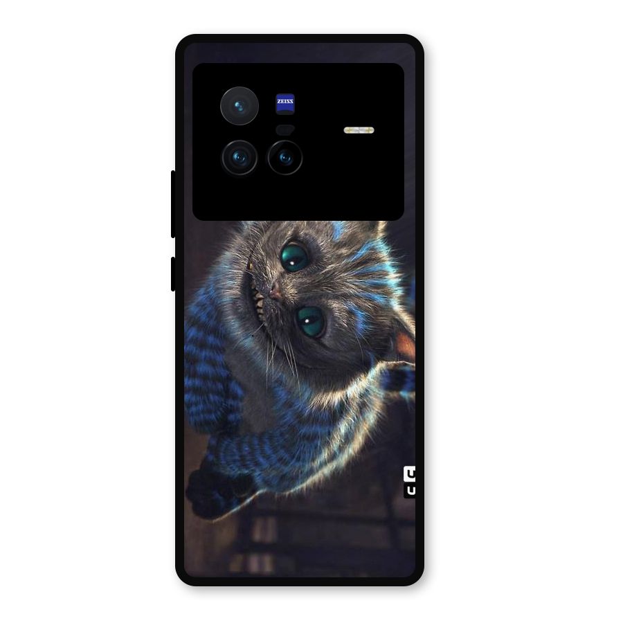 Cat Smile Metal Back Case for Vivo X80