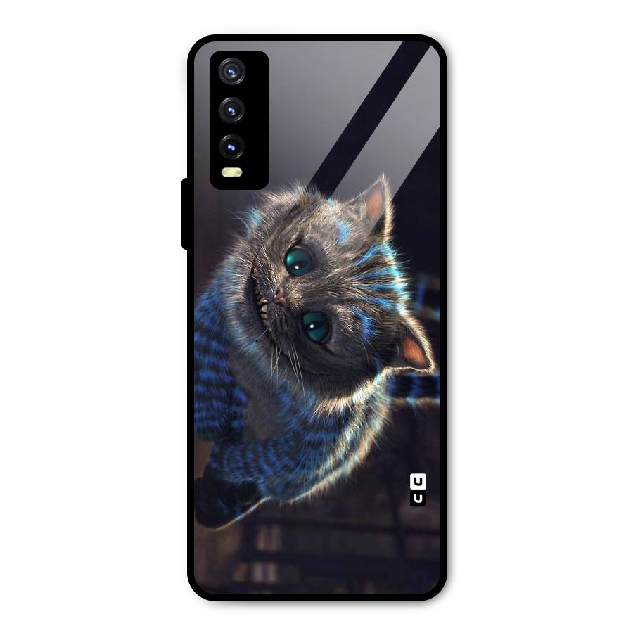 Cat Smile Metal Back Case for Vivo Y20
