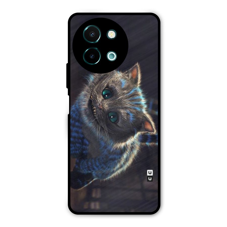 Cat Smile Metal Back Case for Vivo Y58