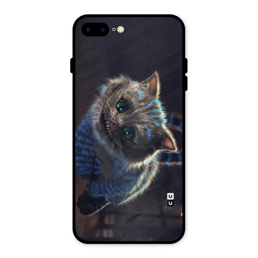 Cat Smile Metal Back Case for iPhone 8 Plus