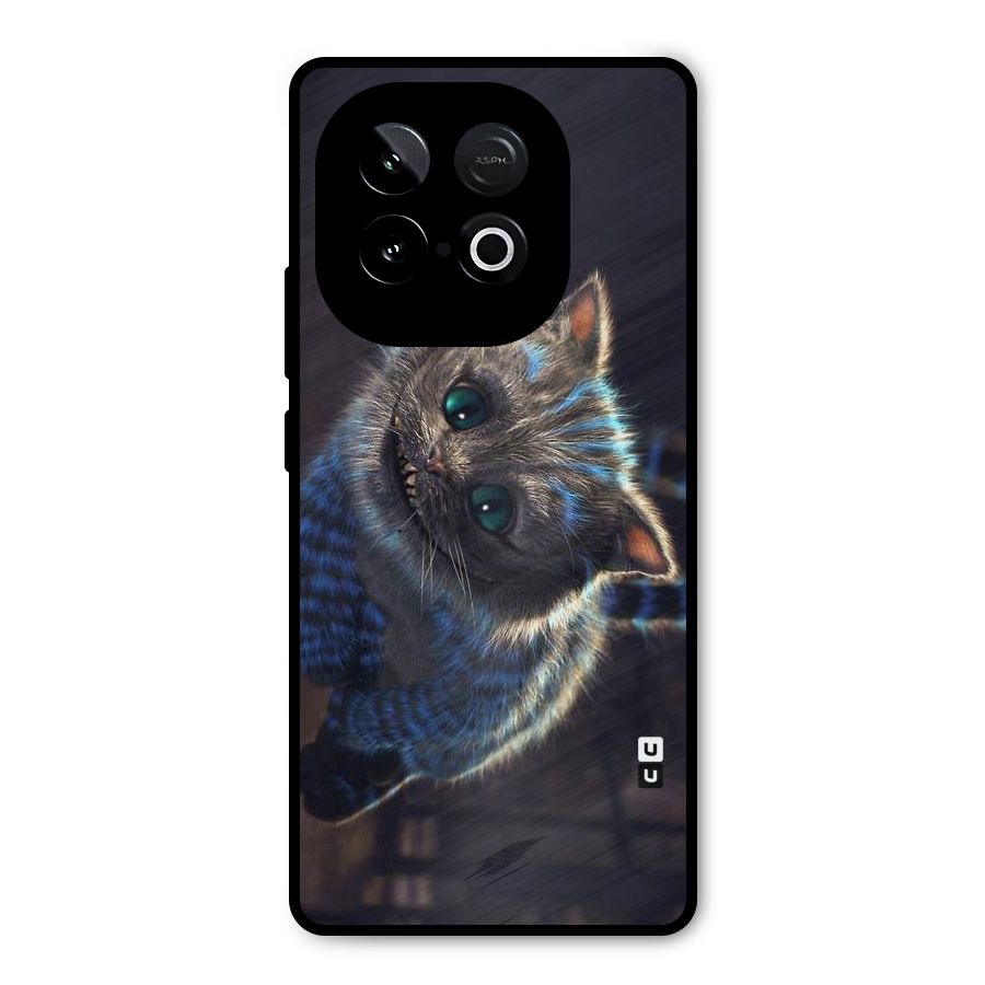 Cat Smile Metal Back Case for iQOO Neo 10