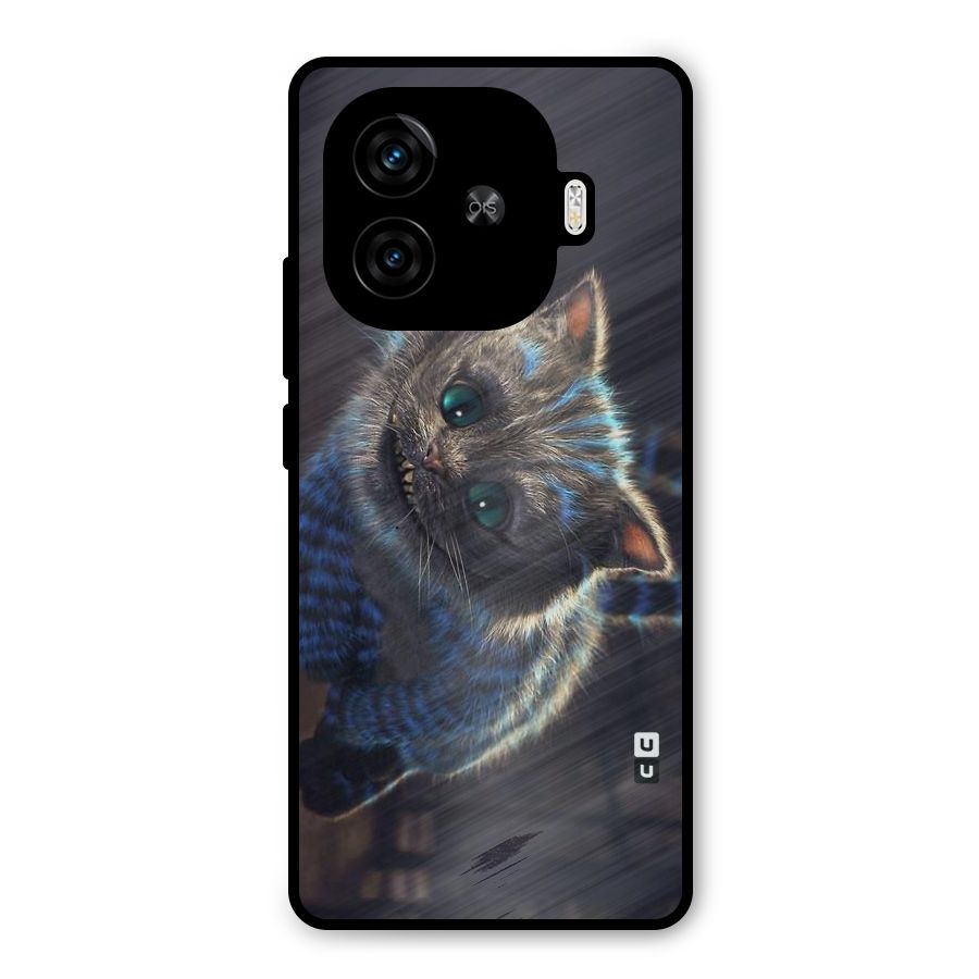 Cat Smile Metal Back Case for iQOO Neo 10R