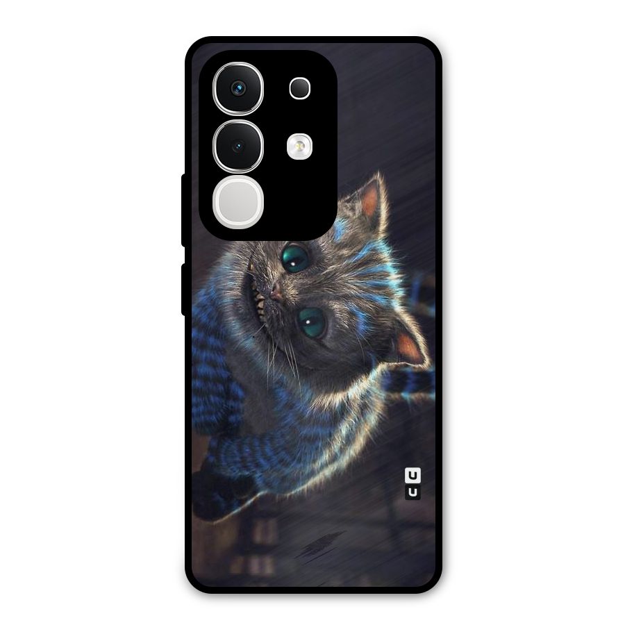 Cat Smile Metal Back Case for iQOO Z10x