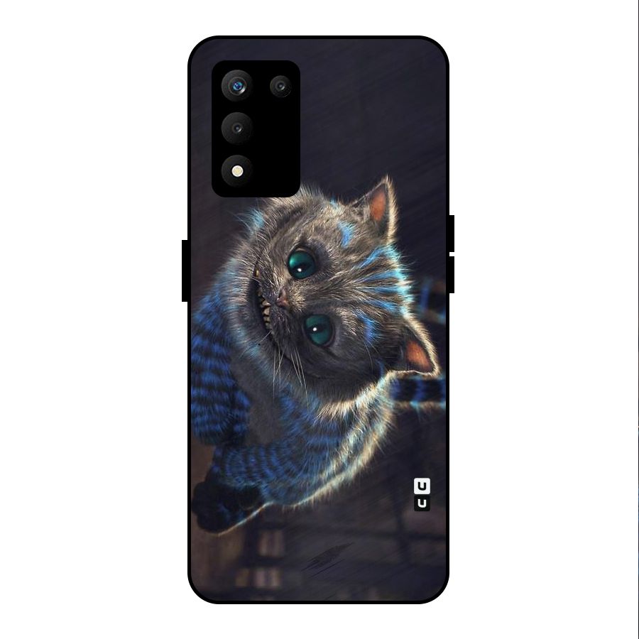 Cat Smile Metal Back Case for realme 9 5G SE