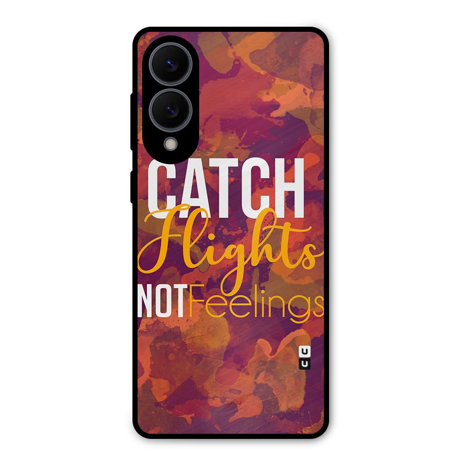 Catch Flights Not Feelings Metal Back Case for Galaxy S25 Edge
