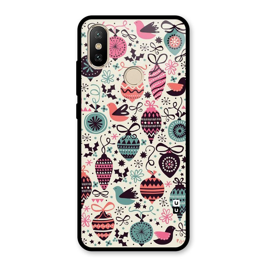 Celebration Pattern Glass Back Case for Redmi A2