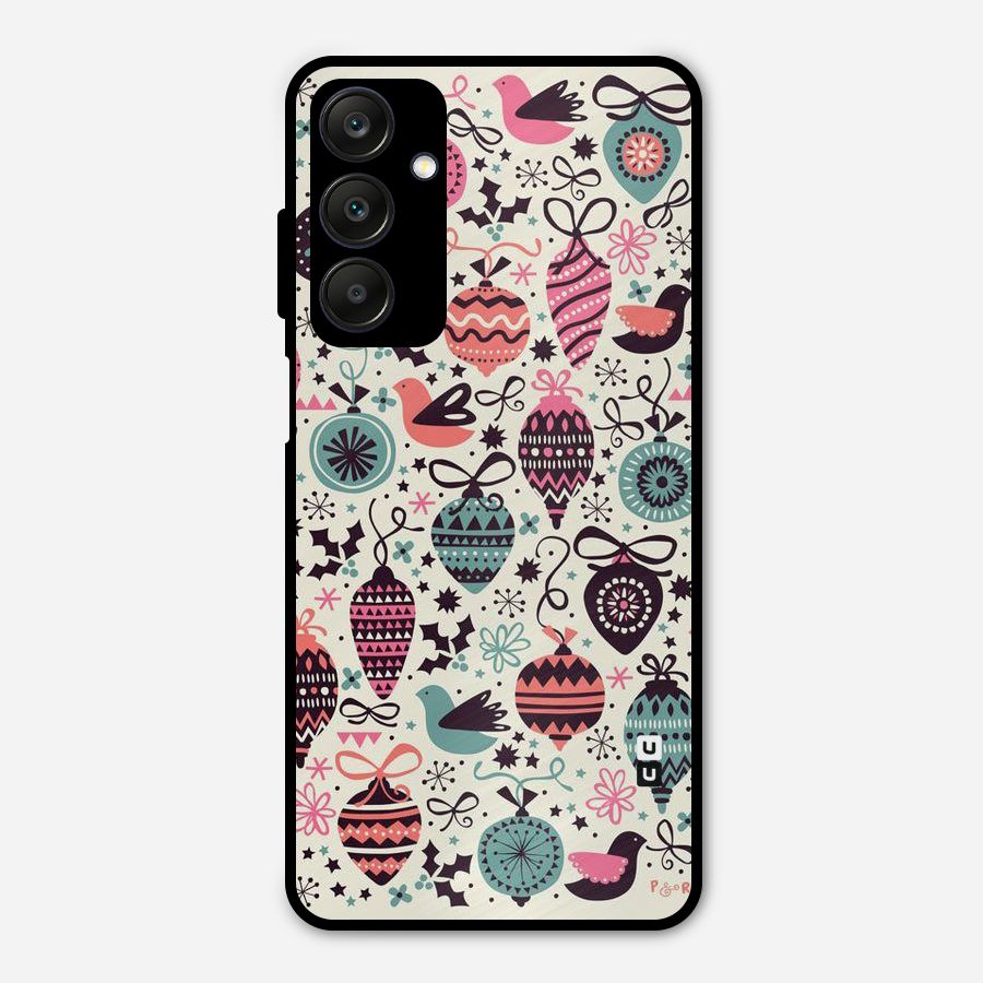 Celebration Pattern Metal Back Case for Galaxy A25 5G