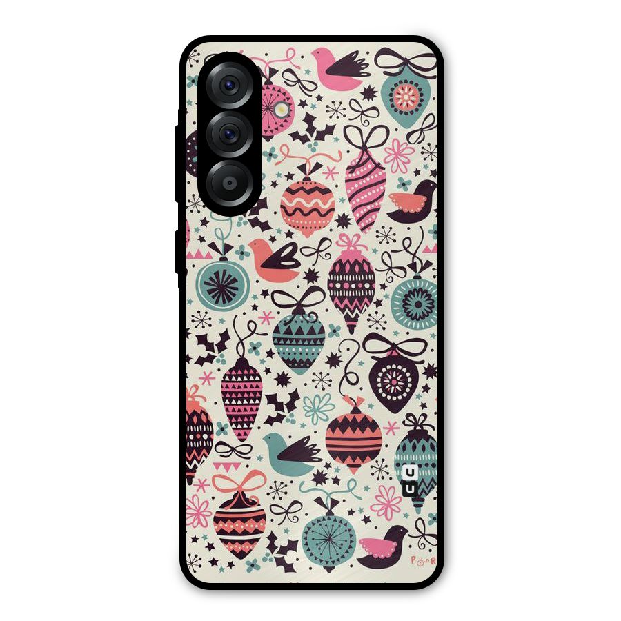 Celebration Pattern Metal Back Case for Galaxy A56