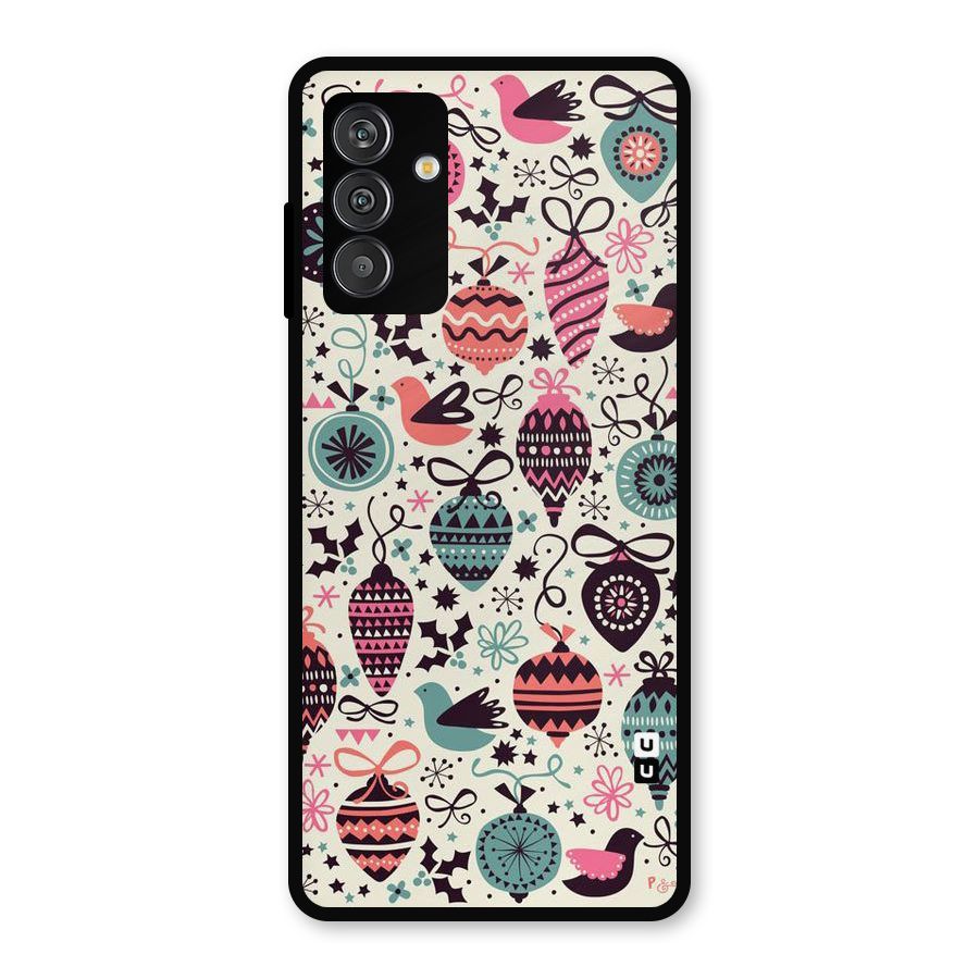 Celebration Pattern Metal Back Case for Galaxy F13