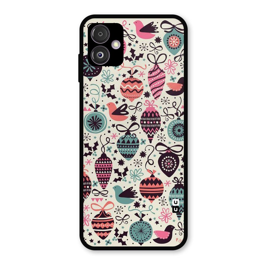 Celebration Pattern Metal Back Case for Galaxy F14