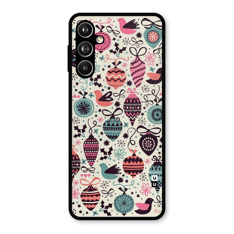 Celebration Pattern Metal Back Case for Galaxy F54