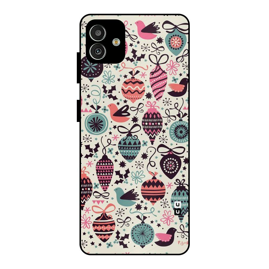 Celebration Pattern Metal Back Case for Galaxy M13 5G
