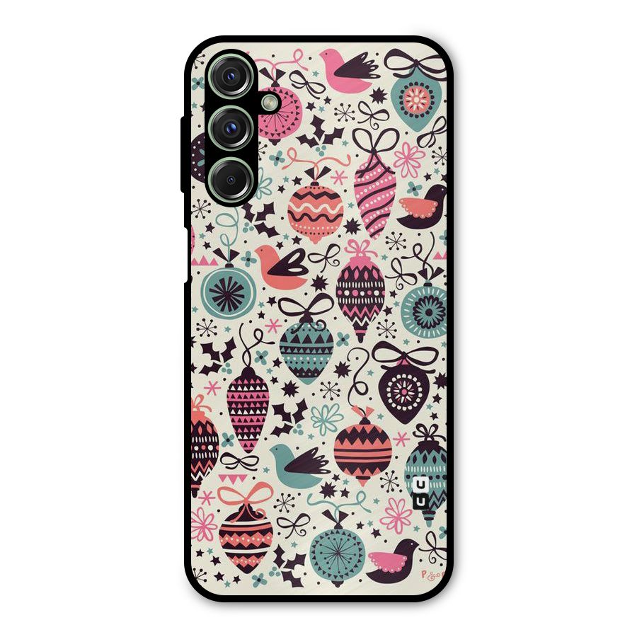 Celebration Pattern Metal Back Case for Galaxy M34