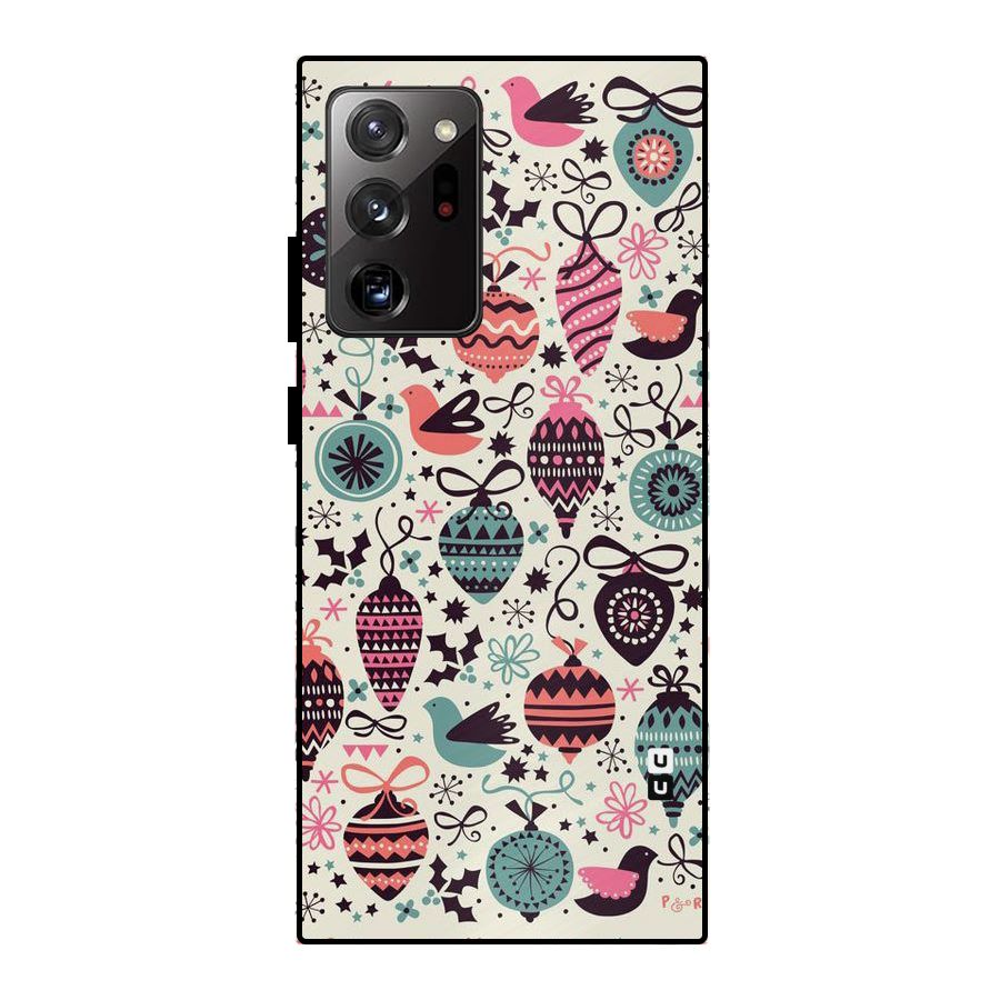 Celebration Pattern Metal Back Case for Galaxy Note 20 Ultra